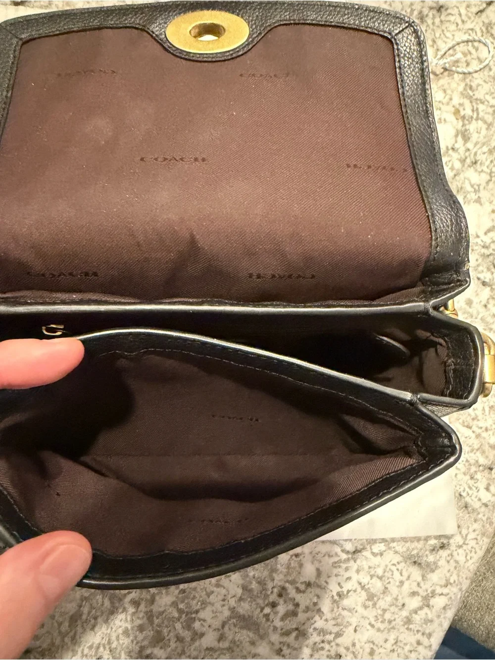 Coach Cassie Crossbody 19 in Black Pebble Leather – Style 88346 (EUC)